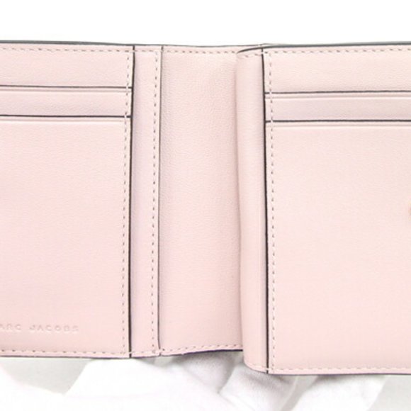 MARC JACOBS Bifold Wallet Star Compact M0013327-001 Black Leather Ladies - Picture 4 of 6